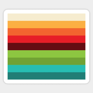 Flower Boy Color Palette Sticker